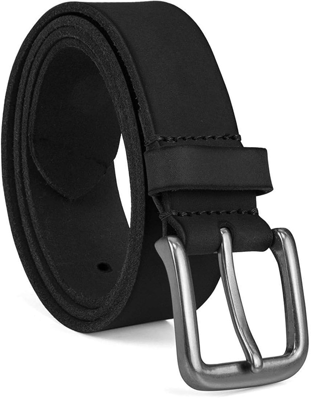 Timberland Men's 35Mm Classic Jean Belt, black silvery, 34 at Amazon Men’s Clothing store