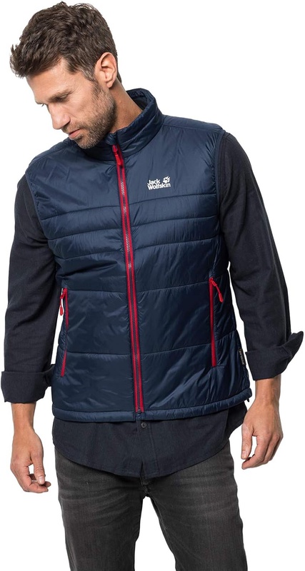 Amazon.com: Jack Wolfskin Men's Argon Vest M, dark indigo, M: Clothing