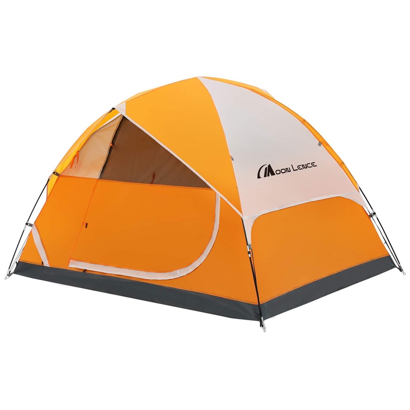 Amazon.com : MOON LENCE Camping Tent 2/4/6 Person Family Tent Double Layer Outdoor Tent Waterproof Windproof Anti-UV (6 Person Tent) : Sports & Outdoors