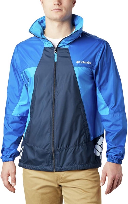 Amazon.com: Columbia Men's Point Park Windbreaker Jacket, Collegiate Navy/Azul/Azure Blue, 1X: Clothing