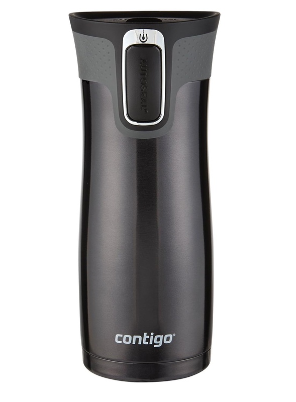 Amazon.com: Contigo Vacuum-Insulated Stainless Steel Coffee Mug | AUTOSEAL West Loop Travel Mug, 16 oz, Black: Kitchen & Dining