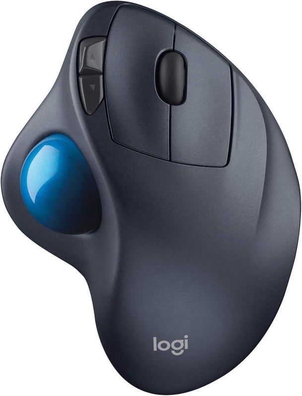 Amazon.com: Logitech M570 Wireless Trackball Mouse – Ergonomic Design with Sculpted Right-Hand Shape, Compatible with Apple Mac and Microsoft Windows Computers, USB Unifying Receiver, Dark Gray: Electronics