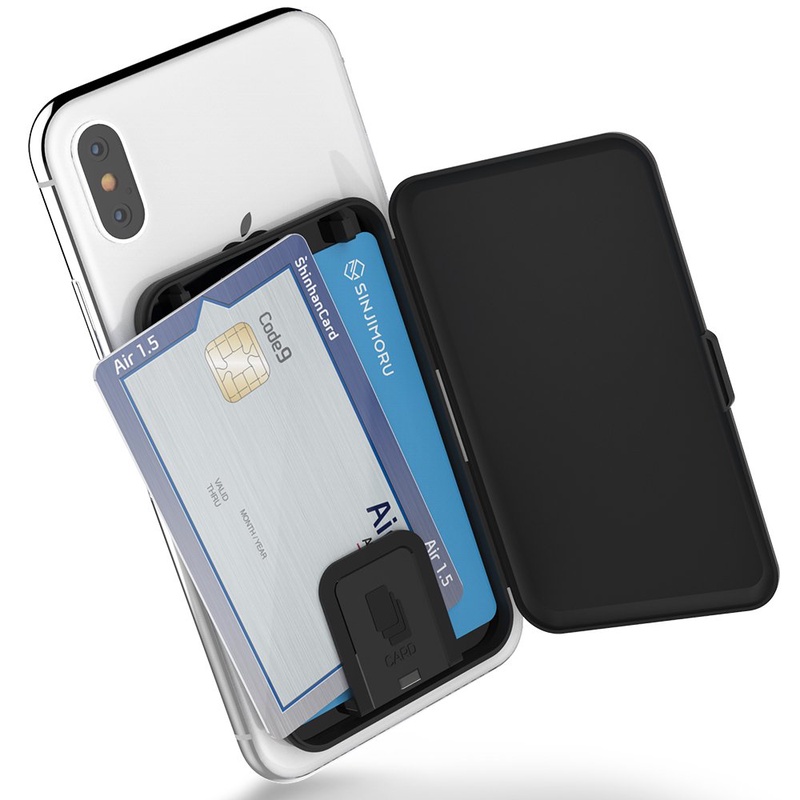 Amazon.com: Phone Card Holder, SINJIMORU Stick-on Phone Card Case/Phone Wallet/Credit Card Holder on Back of Phone for up to 3 Cards and Cash. Sinjimoru Card Zip, Black.: Cell Phones & Accessories