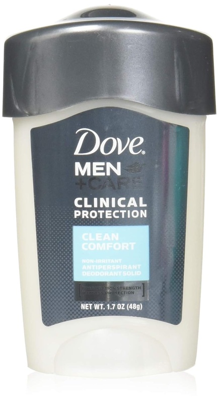 Amazon.com : Dove Men+Care Clinical Antiperspirant Deodorant Stick, Clean Comfort, 1.7 oz : Clinical Strength Deodorant : Beauty