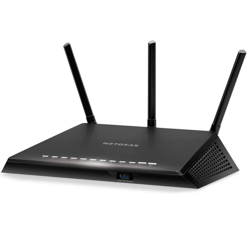 Amazon.com: NETGEAR Nighthawk Smart WiFi Router (R6700) - AC1750 Wireless Speed (up to 1750 Mbps) | Up to 1500 sq ft Coverage & 25 Devices | 4 x 1G Ethernet and 1 x 3.0 USB ports | Armor Security: Computers & Accessories