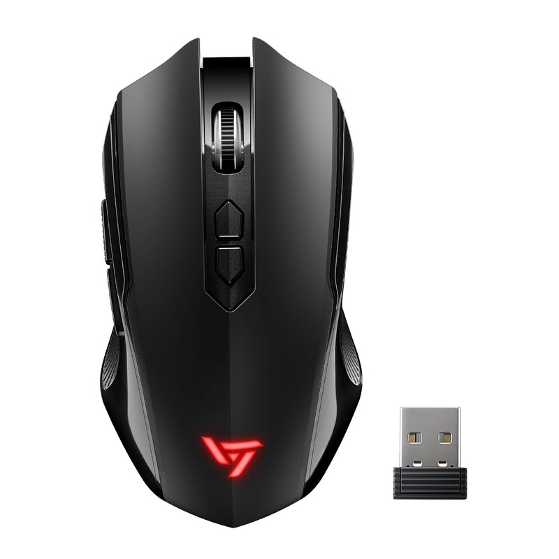 Amazon.com: VicTsing Wireless Gaming Mouse Unique Silent Click, Portable Silent Mouse 2.4GHz Dropout-Free Connection PC Windows 7/8/10/XP Vista Linux, Black: Computers & Accessories