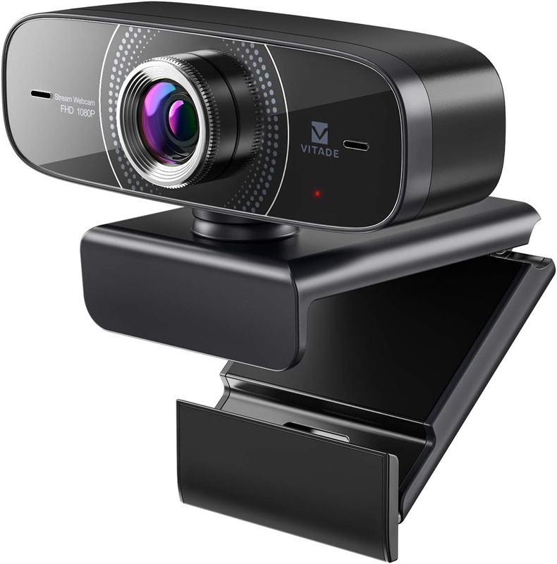Amazon.com: Webcam 1080P with Microphone HD Web Cam 30fps, Vitade 826M USB Computer Web Camera Cam for Streaming Gaming Conferencing Mac Windows 8 10 PC Laptop Desktop Zoom Skype OBS Twitch YouTube, Plug & Play: Computers & Accessories
