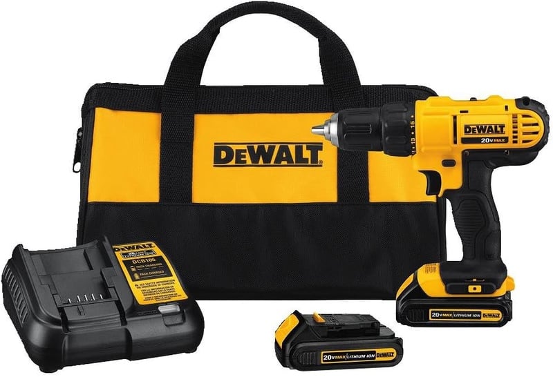 DEWALT 20V MAX Cordless Drill / Driver Kit, Compact, 1/2-Inch (DCD771C2) - Power Drills - Amazon.com