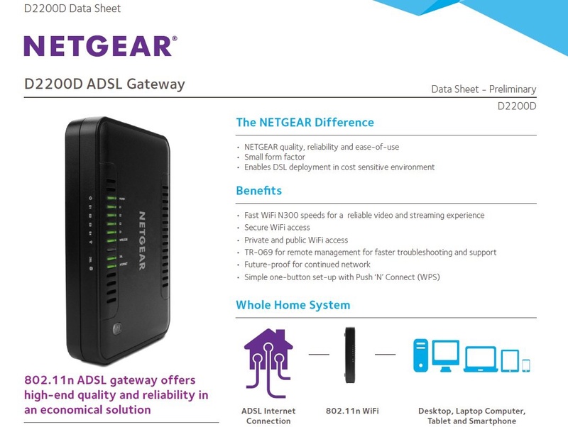 Amazon.com: Netgear D2200D ADSL Modem/Wireless Combo for Frontier: Sports & Outdoors