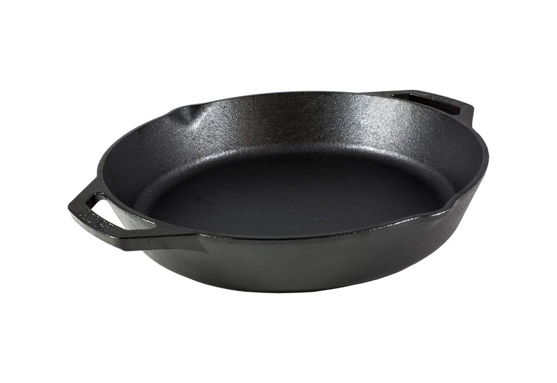 Amazon.com: Lodge L10SKL Cast Iron Dual Handle Pan, 12 inch: Kitchen & Dining