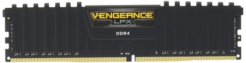Corsair Vengeance LPX 16GB (2x8GB) DDR4 DRAM 2666MHz (PC4 21300) C16 Desktop Memory Kit - Black (CMK16GX4M2A2666C16) at Amazon.com