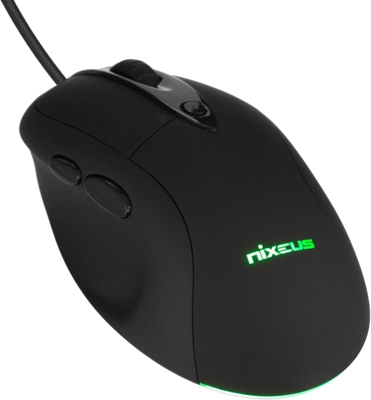 Amazon.com: Nixeus Revel FIT Ergonomic Gaming Mouse PMW 3360, Rubberized Black - PC, Mac: Computers & Accessories