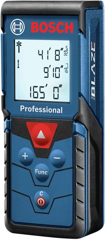 Amazon.com: Bosch Blaze Pro 165' Laser Distance Measure GLM165-40: Home Improvement