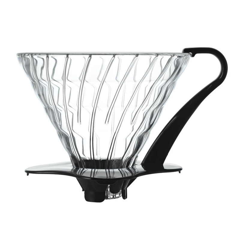 Amazon.com: Hario V60 Glass Coffee Dripper, Size 03, Black: Kitchen & Dining