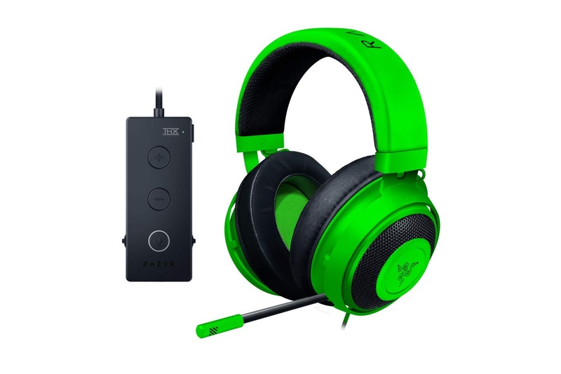 Amazon.com: Razer Kraken Tournament Edition: THX Spatial Audio - Full Audio Control - Cooling Gel-Infused Ear Cushions - Gaming Headset Works with PC, PS4, Xbox One, Switch, Mobile Devices - Green: Computers & Accessories