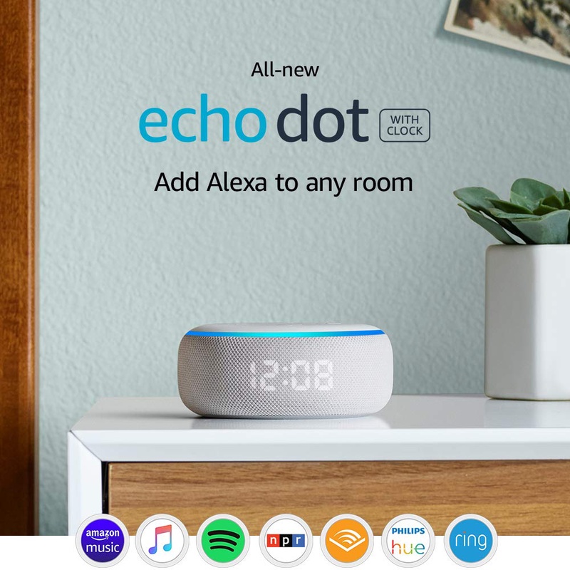 Amazon.com: All-new Echo Dot (3rd Gen) - Smart speaker with clock and Alexa - Sandstone: Amazon Devices
