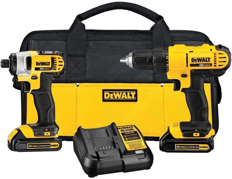 DEWALT 20V MAX Cordless Drill Combo Kit, 2-Tool (DCK240C2) - - Amazon.com