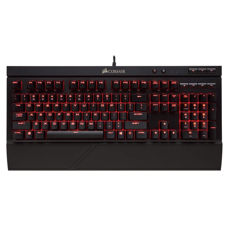 Amazon.com: CORSAIR K68 RGB Mechanical Gaming Keyboard, Backlit RGB LED, Dust and Spill Resistant - Linear & Quiet - Cherry MX Red: Computers & Accessories