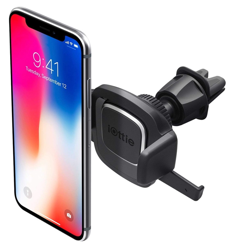 Amazon.com: iOttie Easy One Touch 4 Air Vent Car Mount Phone Holder || iPhone Xs Max R 8 Plus 7 Samsung Galaxy S10 E S9 S8 Plus Edge, Note 9 & Other Smartphones: Cell Phones & Accessories