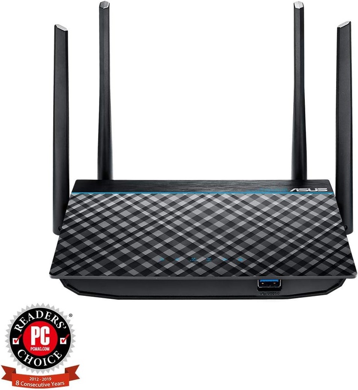 Amazon.com: ASUS Dual-Band 2x2 AC1300 Super-Fast WiFi 4-Port Gigabit Router with MU-MIMO and USB 3.0 (RT-ACRH13): Computers & Accessories