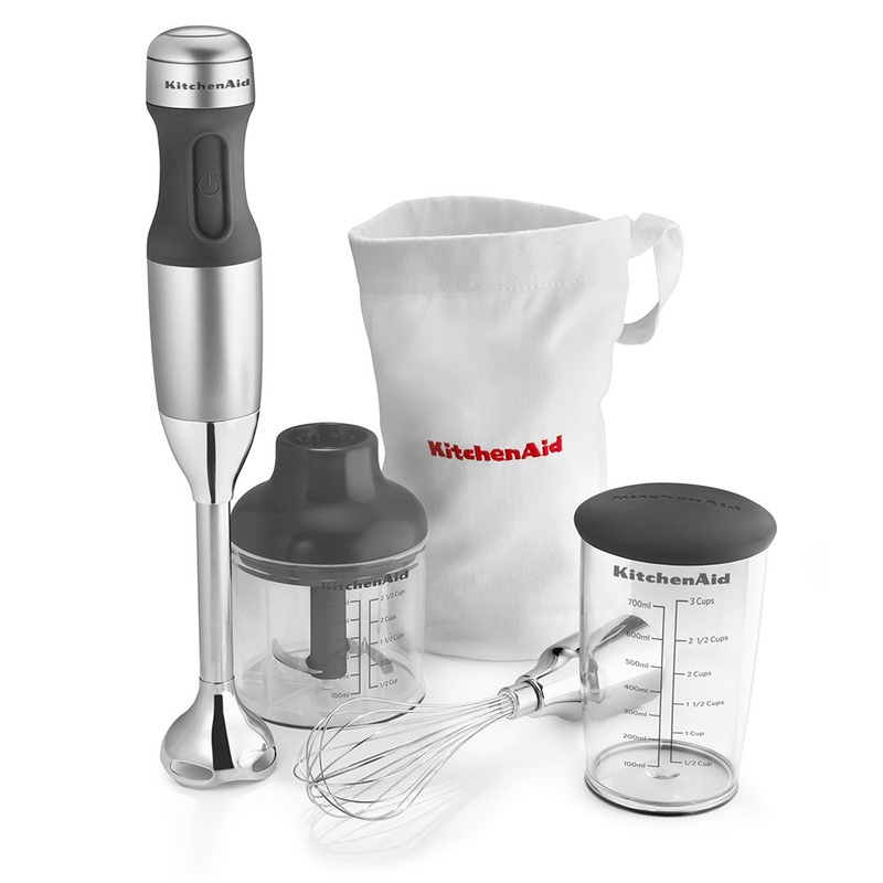Amazon.com: KitchenAid KHB2351CU 3-Speed Hand Blender - Contour Silver, 8 inches: Electric Hand Blenders: Kitchen & Dining