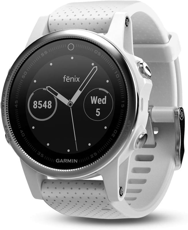 Amazon.com: Garmin fēnix 5s, Premium and Rugged Smaller-Sized Multisport GPS Smartwatch, White