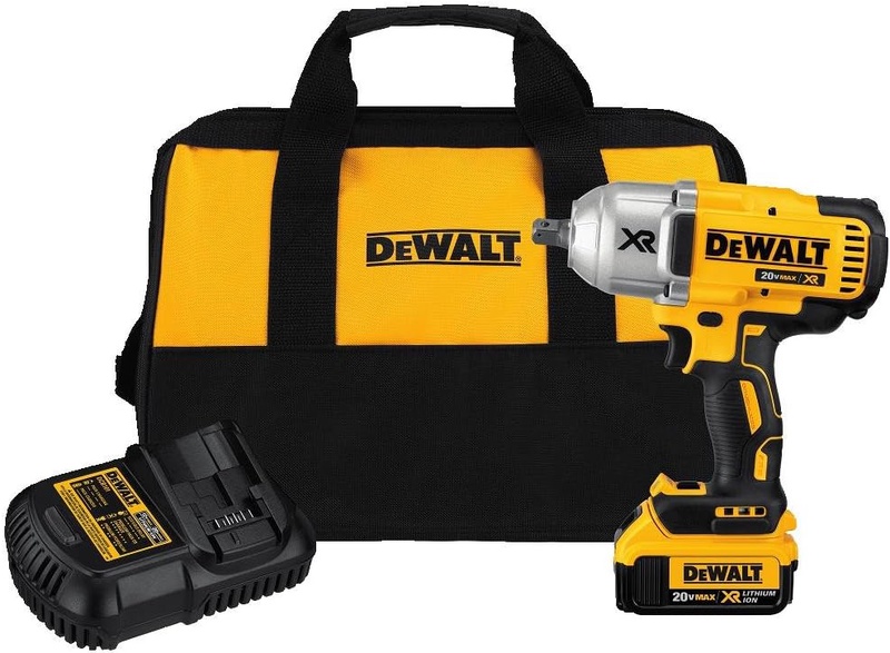 DEWALT 20V MAX XR Impact Wrench Kit, Brushless, High Torque, Detent Pin Anvil, 1/2-Inch (DCF899M1) - - Amazon.com