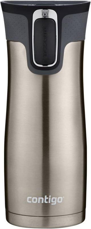 Amazon.com: Contigo 2034154 Stainless Steel AUTOSEAL West Loop Vaccuum-Insulated Travel Mug, 16 oz: Kitchen & Dining