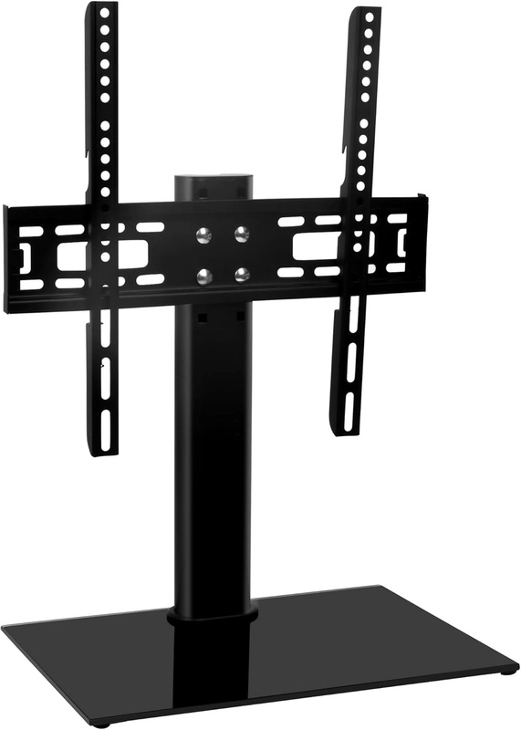 Amazon.com: Universal TV Stand Base TableTop TV Stand for 26 to 55 Inch TVs -Height Adjustable TV Base Stand with Tempered Glass Base & Wire Management, Holds up to 88lbs, VESA 400x400mm(Max) by HY Bracket HY4001: Kitchen & Dining