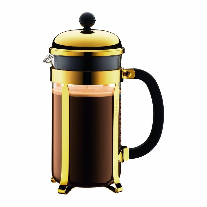 Amazon.com: Bodum 1928-17 Chambord Coffee Maker, 34 Oz, Gold: Kitchen & Dining