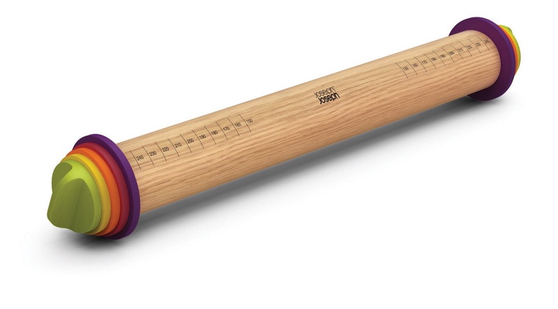 Amazon.com: Joseph Joseph 20085 Adjustable Rolling Pin with Removable Rings, Multicolored: Kitchen & Dining