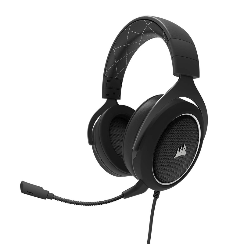 Amazon.com: CORSAIR HS60 – 7.1 Virtual Surround Sound PC Gaming Headset w/USB DAC - Discord Certified Headphones – Compatible with Xbox One, PS4, and Nintendo Switch – White: Computers & Accessories