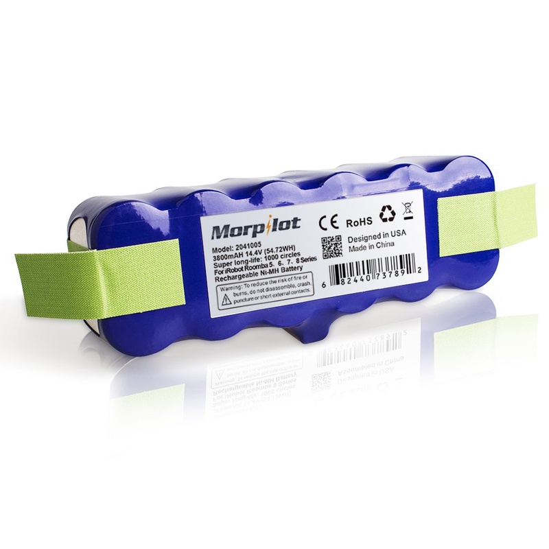 Amazon.com: Morpilot 3800mAh XLife Extended Life Replacement Battery 1000-Circles 14.4V Battery for Irobot Roomba 500/600/700/800/900 Series 500 510 530 531 570 580 595 600 620 630 650 660 700 760 770 780 790: Home & Kitchen