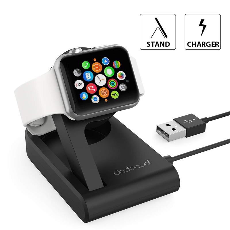 Amazon.com: Apple Watch Charger[MFi Certified], dodocool IWatch Magnetic Charging Dock with Adjustable Stand, Support Nightstand Clock Mode for 38mm/42mm Apple Watch Series 3/Series 2/Series 1, 3ft Cable: Cell Phones & Accessories