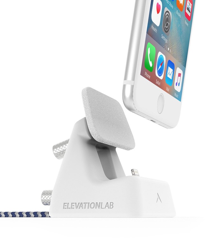 Amazon.com: ElevationDock 4 - Apple MFi-Certified iPhone Dock with one-Hand undocking & Precise Adjustment. (Matte White): Electronics