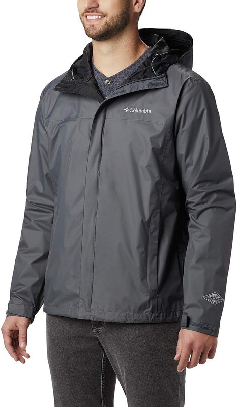 Columbia Men's Watertight II Waterproof, Breathable Rain Jacket, Graphite, Small at Amazon Men’s Clothing store