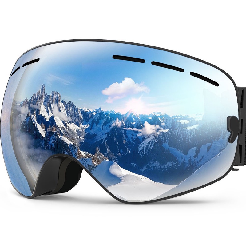 Amazon.com : Zionor X Ski Snowboard Snow Goggles OTG Design for Men & Women with Spherical Detachable Lens UV Protection Anti-Fog : Sports & Outdoors