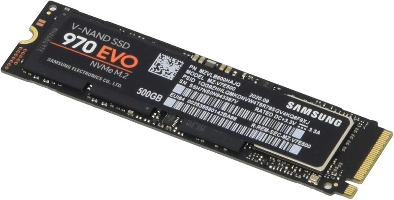 Amazon.com: Samsung (MZ-V7E500BW) 970 EVO SSD 500GB - M.2 NVMe Interface Internal Solid State Drive with V-NAND Technology, Black/Red: Computers & Accessories