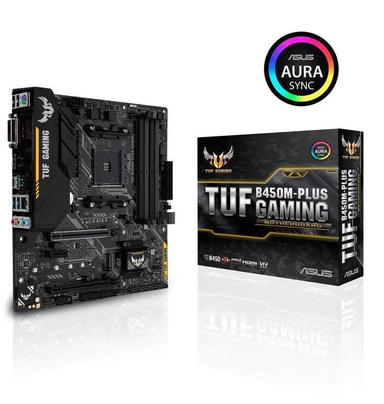 Amazon.com: Asus TUF B450M-Plus Gaming AMD Ryzen 2 AM4 DDR4 HDMI DVI-D M.2 mATX Motherboard: Computers & Accessories