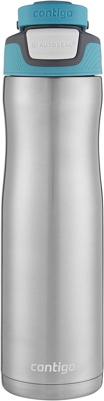 Amazon.com: Contigo AUTOSEAL Chill Stainless Steel Water Bottle, 24 oz., Scuba: Kitchen & Dining