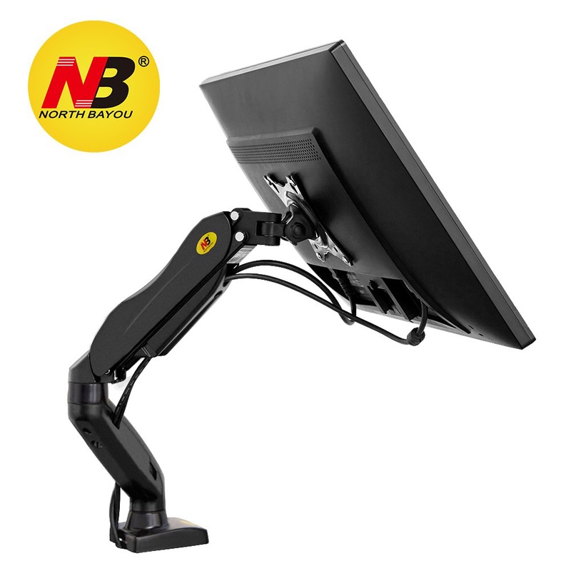 Amazon.com: North Bayou Monitor Desk Mount Stand Full Motion Swivel Monitor Arm Gas Spring for 17''-27'' Computer Monitor from 4.4lbs to 14.3lbs: Computers & Accessories
