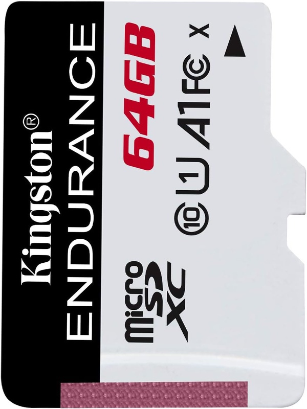 Amazon.com: Kingston High Endurance 64GB MicroSD SDXC Flash Memory Card High Performance, 1080P, Full HD, Up to 95MB/S Read, (SDCE/64GB): Computers & Accessories