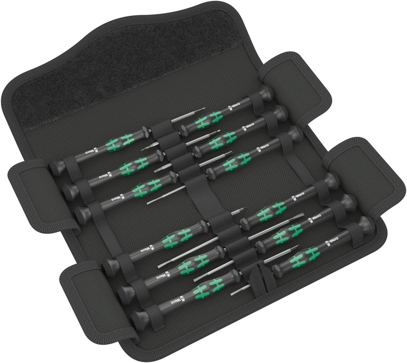 Amazon.com: Wera 05073675001 Kraftform Micro-Set/12 Sb 1 Screwdriver Set for Electronic Applications, 12 Pieces: Industrial & Scientific