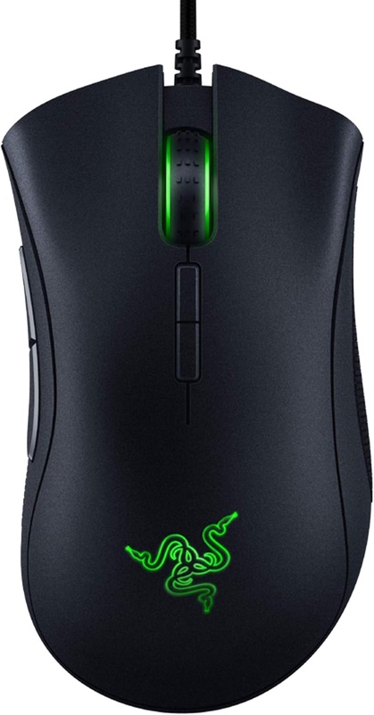 Amazon.com: Razer DeathAdder Elite Gaming Mouse: 16,000 DPI Optical Sensor - Chroma RGB Lighting - 7 Programmable Buttons - Mechanical Switches - Rubber Side Grips - Matte Black: Computers & Accessories