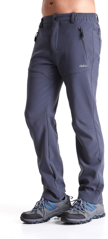 Amazon.com: Clothin Men's Softshell Fleece-Lined Cargo Pants - Warm, Breathable, Water-Repellent, Wind-Resistant-Insulated: Clothing