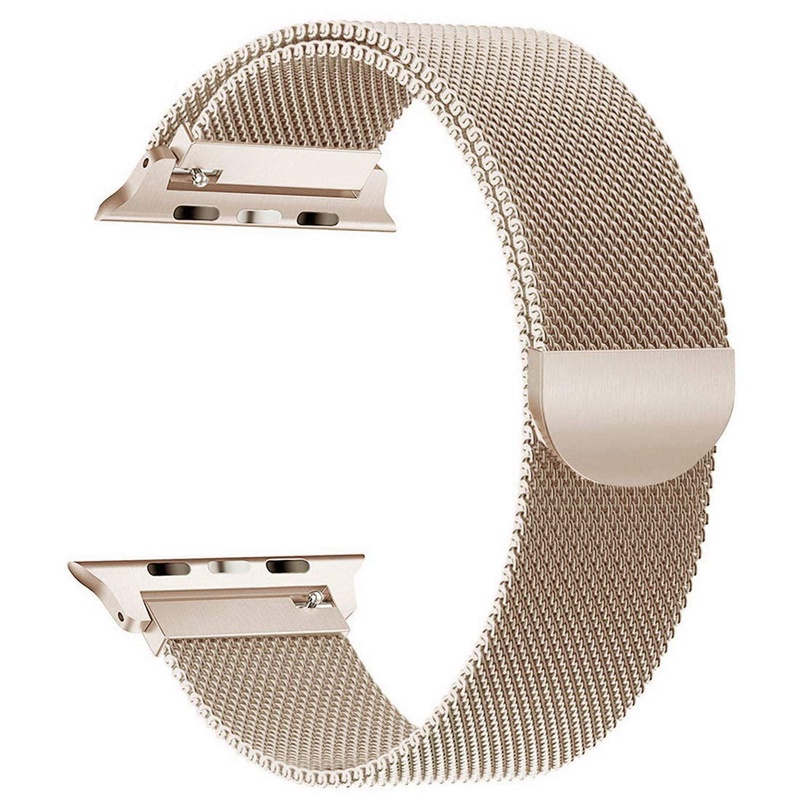 Amazon.com: Cocos Compatible Apple Watch Band Mesh Milanese Loop Stainless Steel Compatible iWatch Band Compatible Apple Watch Series 4 (40mm 44mm) Series 3 2 1 (38mm 42mm): Sports & Outdoors