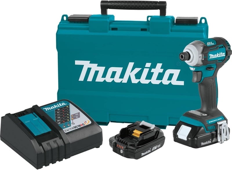 Makita XDT12R 18V LXT Lithium-Ion COMPACT Brushless Cordless Quick-Shift Mode 4-Speed Impact Driver Kit (2.0Ah) - - Amazon.com