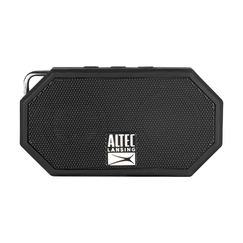 Amazon.com: Altec Lansing IMW257-BLK Mini H2O Wireless Bluetooth Waterproof Speaker, Floating IP67 Waterproof, Boat, Hiking, Golf Cart, ATV, Utv, Lightweight, 6-Hour Battery Life, Black: Electronics