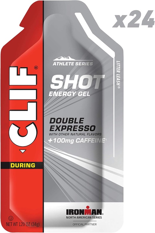 Amazon.com: CLIF SHOT - Energy Gels - Double Espresso - 100mg Caffeine (1.2 Ounce Packet, 24 Count) (Packaging May Vary): Health & Personal Care