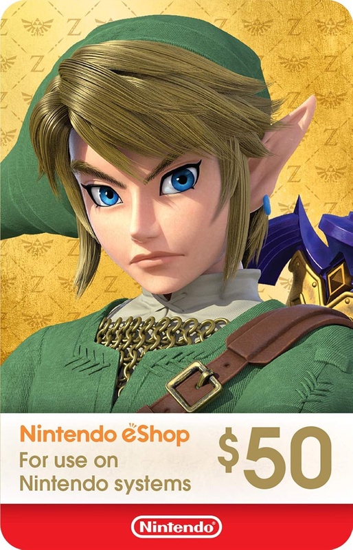 Amazon.com: $50 Nintendo eShop Gift Card [Digital Code]: Video Games